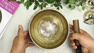 OM MANI PADME HUM Singing Bowl for Sound Healing - AM29