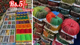 Chickpet Bangalore wholesale bangle store | #kannadavlogger #kannadavlogs #bangles #chickpet #glass