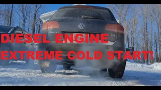 DIESEL ENGINES COLD STARTING Compilation | -35*C | s.3 ep.38 | Odpalanie diesla na mrozie -35*C