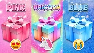 Choose Your Gift...! Pink, Unicorn or Blue 💗🌈💙 How Lucky Are You? 😱 Quiz Shiba