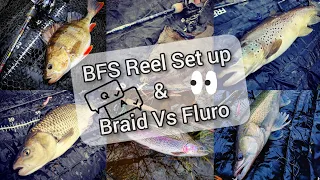 Lockdown Sessions...Your questions answered...BFS reel set up and Braid Vs Fluro