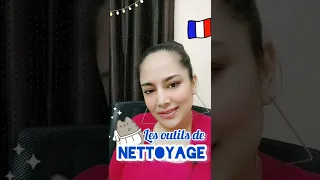 🇫🇷 French vocabulary | Les outils de nettoyage | Cleaning supplies in French Language | Beginners