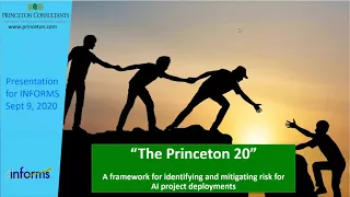 The Princeton 20 for AI Projects: Framework to Manage Project Risks & Successfully Deploy Solutions