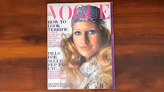 1969 November 15 ASMR Magazine Flip Through: Vogue  Mainbocher Galanos Ira Furstenberg Lauren Hutton