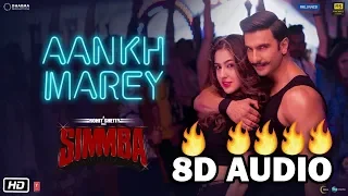 SIMMBA: Aankh Marey (8D Music) | Neha Kakkar | Kumar Sanu | T- Series