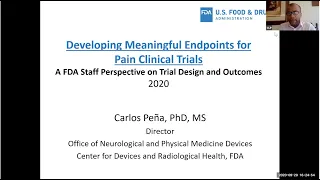 #NIHHEAL: Endpoints for Pain Clinical Trials —Current Approaches and Accepted Endpoints for Devices