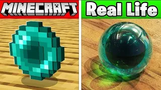 MINECRAFT VS Real LIFE character (mobs .things)
