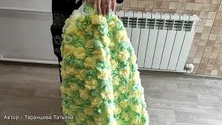 Платье из салфеток