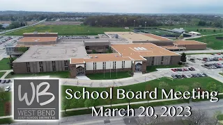 School Board Meeting - March 20, 2023