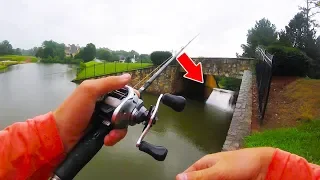 CRAZY Catch Fishing In TUNNEL? (New SECRET Spot)
