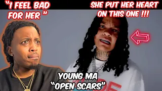 SHE TOLD IT ALL!! | Young M.A "Open Scars" (Official Music Video) REACTION !!