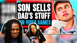 Couple Reacts!: Son SELLS DAD'S STUFF For VIDEO GAMES, He Lives To Regret It | Dhar Mann