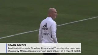 Real Madrid coach Zidane laments Asensio's injury ahead of derby vs. Atleti