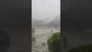 Huge hail smacks Lavaca, Arkansas