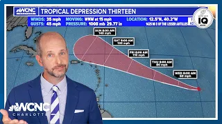 Invest95L becomes Tropical Storm Lee | Brad's weather vlog tracking hurricane season 9/5/2023