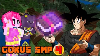 SEARCH FOR ENCHANTMENTS | Goku's Minecraft SMP Episode 4