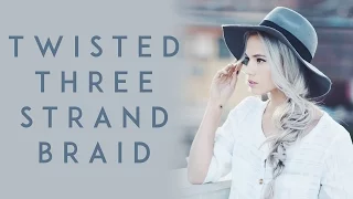 Twisted Three Strand Braid for Shorter Hair | Kirsten Zellers