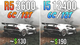 Ryzen 5 3600 vs i5 12400 | RTX 3080 | Test in 12 Games | 1080p