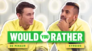 Nick Kyrgios & Alex De Minaur | Australia | Would you rather...