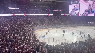 Ball Arena erupts for Avalanche playoff OT goal