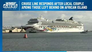 Cruise line responds after local couple among those left behind on African island