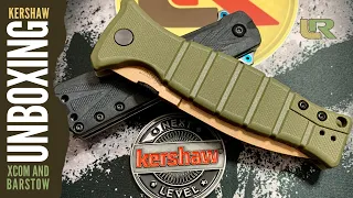 Kershaw Knives Unboxing - XCOM Desert Warrior and Barstow - The Last Ranger