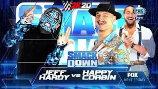 JEFF HARDY VS HAPPY CORBIN SMACKDOWN 2021