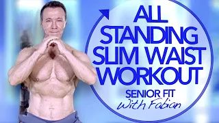 LOSING WEIGHT ON A SUMMER SMOOTH JAZZY TEMPO WORKOUT FOR SENIOR MEN & WOMEN