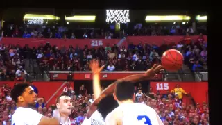 Wisconsin vs Duke 2015 NCAA National Championship final minutes missed possession call