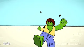 LEGO Marvel Hulk Transformation Animation | FlipaClip