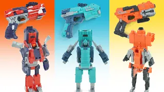 Deformation Gun Robot Two Modes EvaShot Transformation