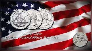 25 центов США Vicksburg National Military Park 2011