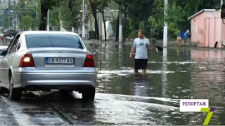 Последствия воскресного урагана в Одессе