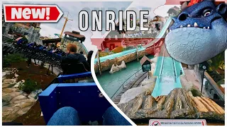 NEU 2024 : Alpenexpress „ENZIAN“ und Tiroler Wildwasserbahn im Europa-Park |POV / ONRIDE 4K |