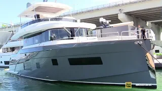 2019 Sirena 58 Luxury Yacht - Interior Deck Bridge Walkthrough - 2019 Miami Yacht Show