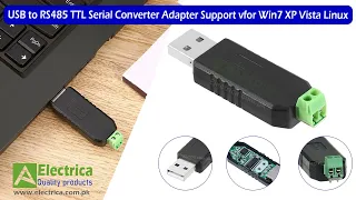 USB To RS485 Converter Adapter Fits USB 2.0 USB 1.1 Support Win7 XP Vista Linux by Electrica.com.pk