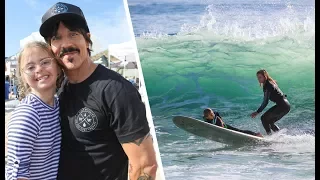 Anthony Kiedis and Courtney Conlogue Share Stoke with Special Needs Children at Malibu - The Inertia