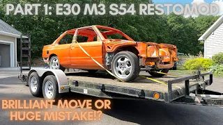 Part 1:  🚗 Garageaholic's Bold Gamble: Unmasking the 🔥 Fire Orange E30 M3 S54 Triumph or Tragedy? 🔥