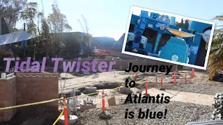 Tidal Twister and Journey to Atlantis Construction Update