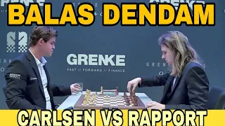 Magnus carlsen (2830) vs Richard Rapport (2720)GRENKE chess classic 2024 (1-0) @themagnuscarlsen