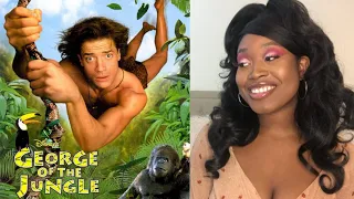 Watching **GEORGE OF THE JUNGLE** And I'm Simping for 90s Brendan Fraser | Movie Reaction/Commentary