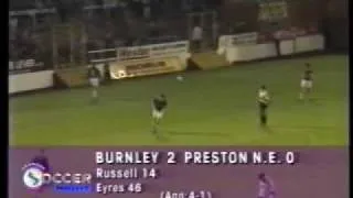 Burnley v Preston North End League Cup 1st Round 2nd Leg 25-8-1993 Part 2