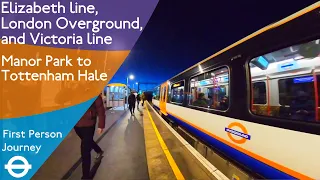London Underground First Person Journey - Manor Park to Tottenham Hale via Forest Gt & Blackhorse Rd