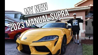 MY NEW 2023 MANUAL SUPRA!!