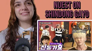 《Shindong Gayo - NU'EST Of I'm In Trouble 》| REACTION