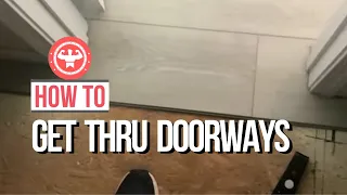 Frustrated getting flooring through a doorway? 😩😑😤 // This is what I’d do for a nice end result…