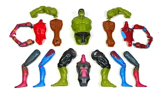 Merakit Mainan Siren Head vs Hulk Smash vs Spider-Man Avengers Marvel Toys
