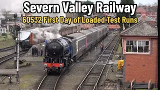 Severn Valley Railway | LNER Class A2 60532 Blue Peter on loaded test runs at Kidderminster