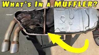 What is Inside A Car's Muffler and Catalytic Converter?