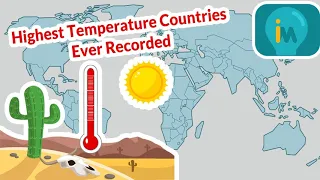 Top 30 Highest Temperature Countries Ever Recorded